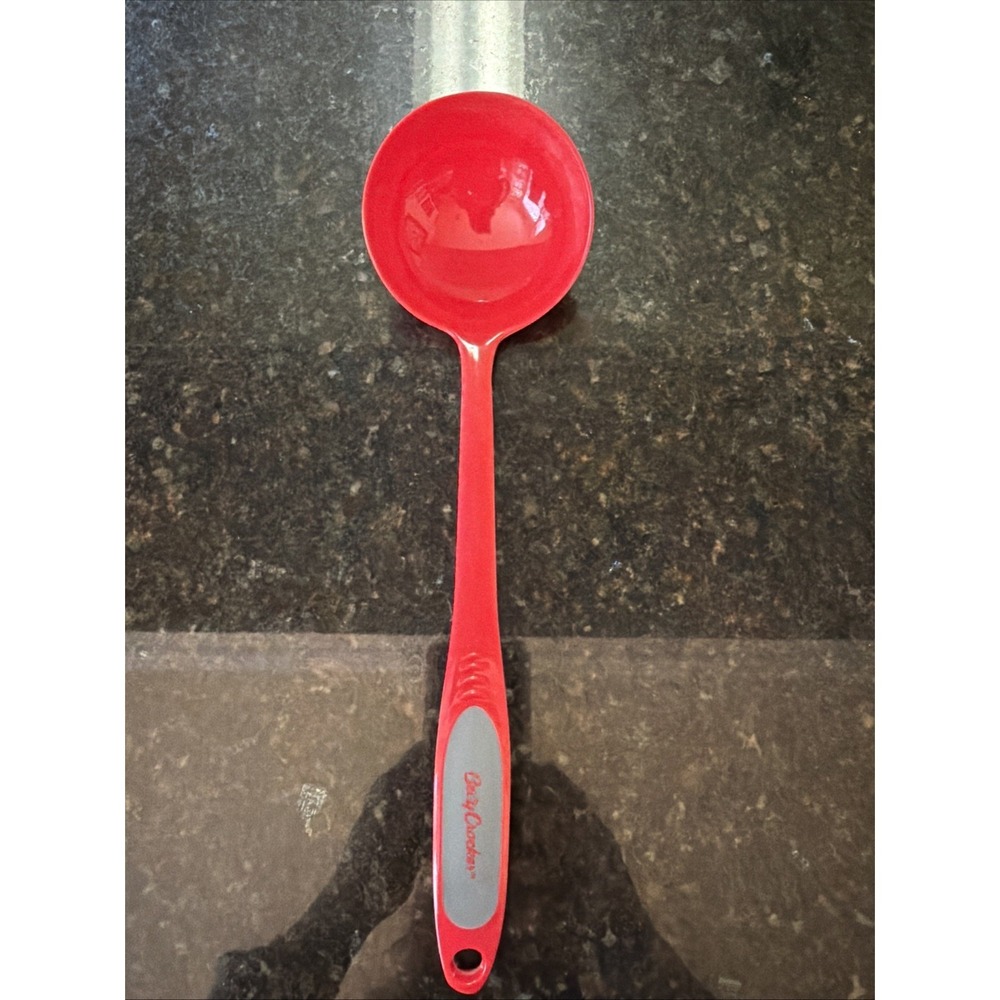 Betty Crocker Melamine Red Plastic Soup Ladle Spoon Cooking Utensil Kitchen‎